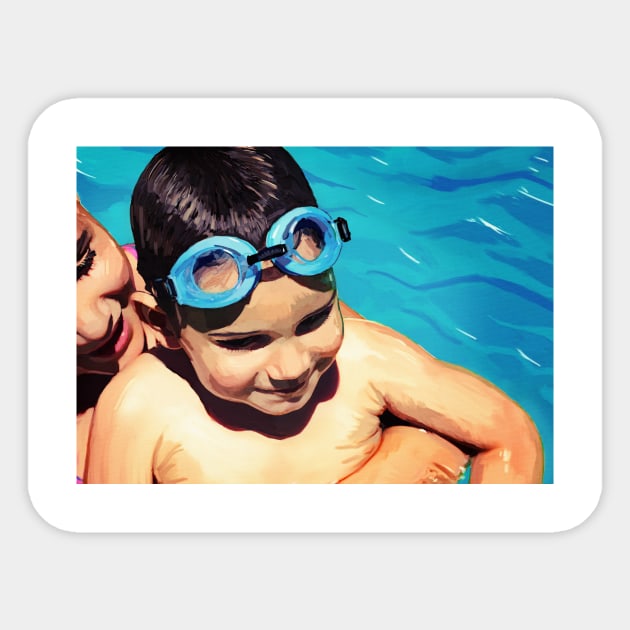 Water Baby Sticker by micklyn